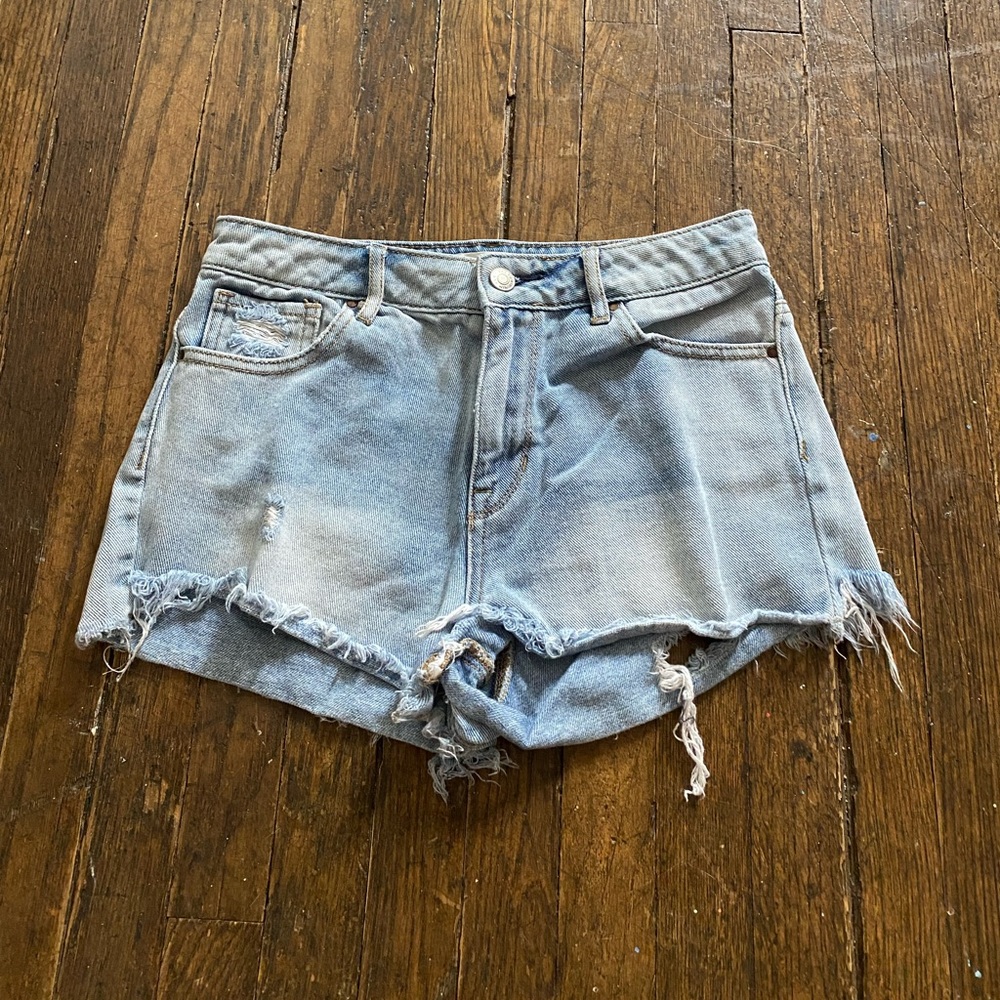 Pacsun ripped jean shorts